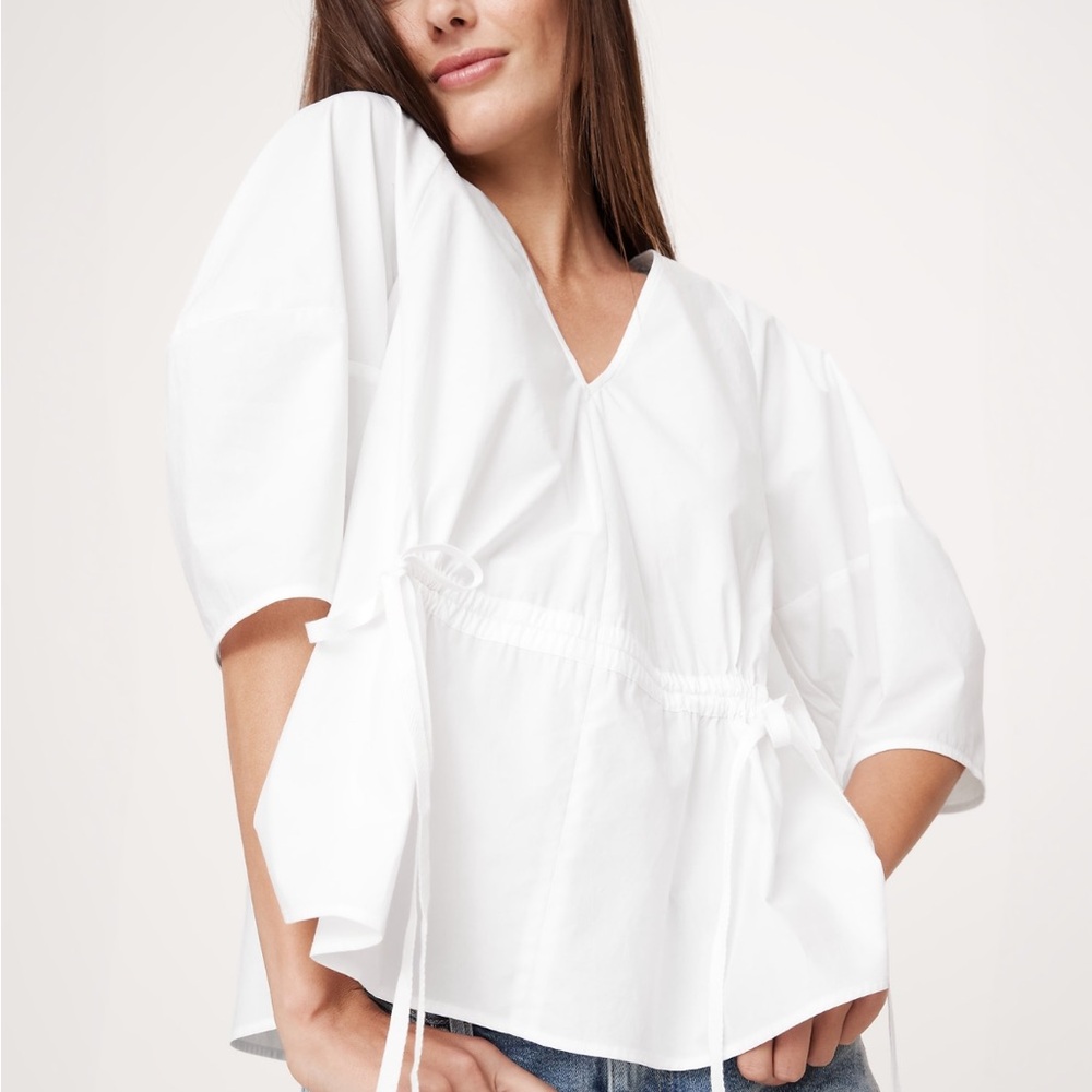 Banana Republic White Blouse